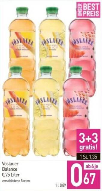 Sutterlüty Vöslauer Balance 0,75 Liter Angebot
