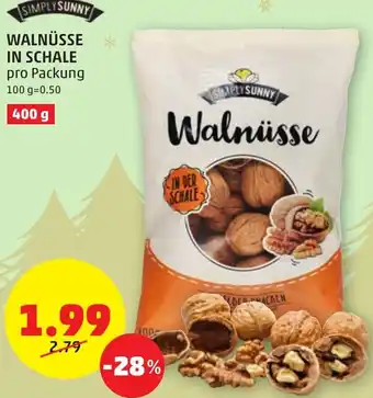 PENNY WALNÜSSE IN SCHALE Angebot