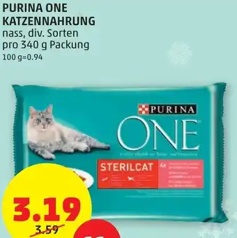 PENNY PURINA ONE KATZENNAHRUNG Angebot