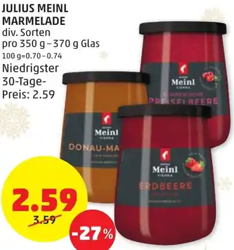 PENNY JULIUS MEINL MARMELADE Angebot