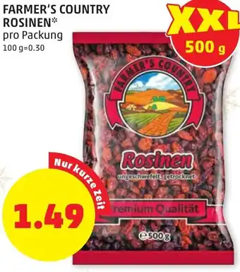 PENNY FARMER'S COUNTRY ROSINEN Angebot
