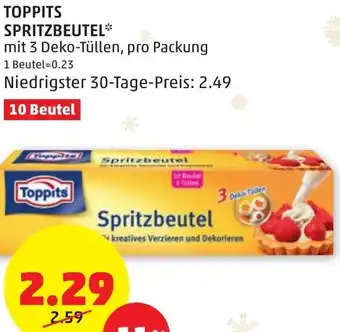 PENNY TOPPITS SPRITZBEUTEL Angebot