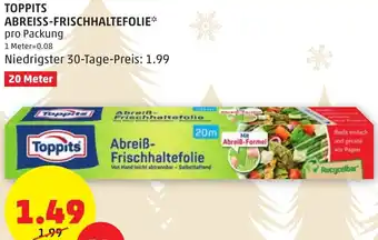 PENNY TOPPITS ABREISS-FRISCHHALTEFOLIE Angebot
