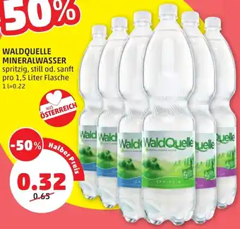 PENNY WALDQUELLE MINERALWASSER Angebot