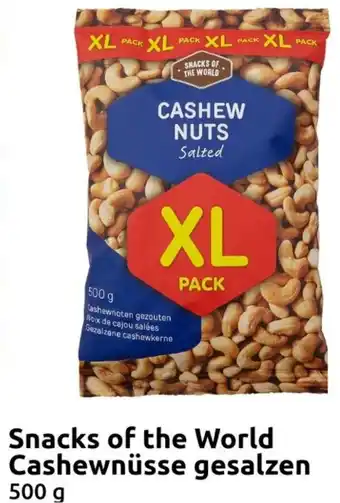 Action Snacks of the World Cashewnüsse gesalzen Angebot