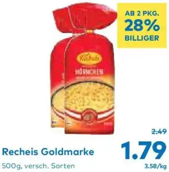 T&G Recheis Goldmarke Angebot
