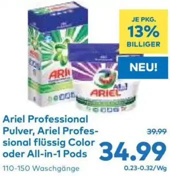 T&G Ariel Professional Pulver, Ariel Professional flüssig Color oder All-in-1 Pods Angebot