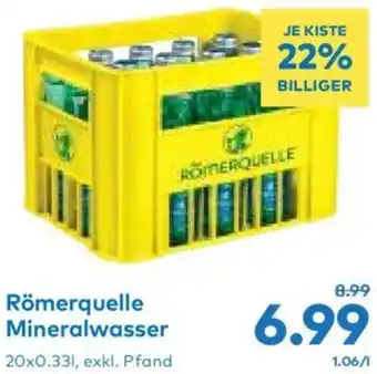 T&G Römerquelle Mineralwasser Angebot