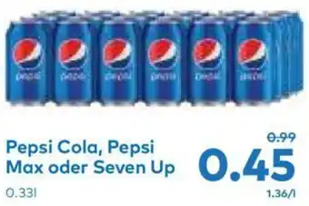 T&G Pepsi Cola, Pepsi Max oder Seven Up Angebot