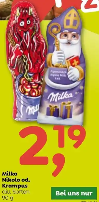 ADEG Milka Nikolo od. Krampus Angebot
