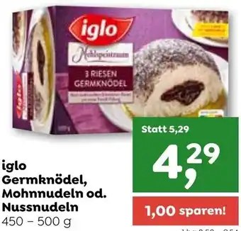 ADEG iglo Germknödel, Mohnnudeln od. Nussnudeln Angebot