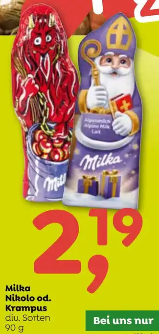 ADEG Milka Nikolo od. Krampus Angebot