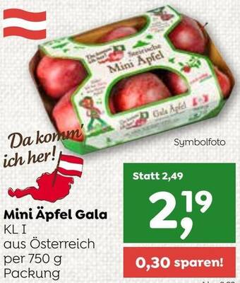 ADEG Mini Äpfel Gala Angebot