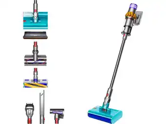 Media Markt Dyson v15s detect submarine kabelloser staubsauger (akkubetrieb, 0,77 l, akkulaufzeit: 60 min, nickel satin gelb/glanz nickel Angebot