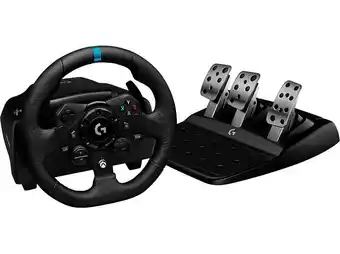 Media Markt Logitech g923 trueforce gaming rennlenkrad mit pedalen für xbox series x s, one, pc - schwarz lenkrad + pedale Angebot