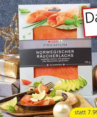 Spar SPAR PREMIUM Norwegischer Räucherlachs Angebot