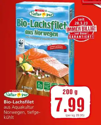 Spar Bio-Lachsfilet Angebot