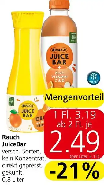 Spar Rauch Juice Bar 0,8 Liter Angebot