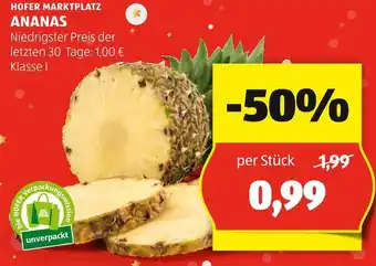 Hofer ANANAS Angebot