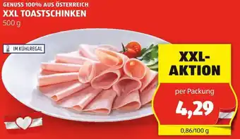 Hofer XXL TOASTSCHINKEN 500 g Angebot