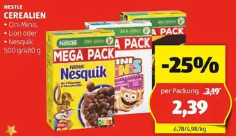 Hofer NESTLE CEREALIEN Angebot