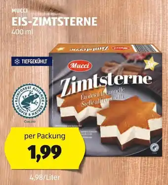Hofer EIS-ZIMTSTERNE 400 ml Angebot