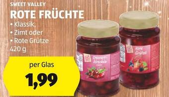 Hofer SWEET VALLEY ROTE FRÜCHTE 420 g Angebot
