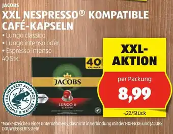 Hofer XXL NESPRESSO KOMPATIBLE CAFÉ-KAPSELN Angebot