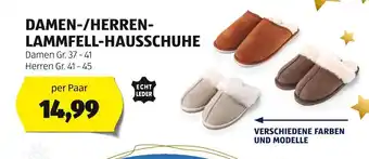 Hofer DAMEN-/HERREN-LAMMFELL-HAUSSCHUHE Angebot