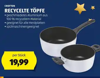 Hofer CROFTON RECYCELTE TÖPFE Angebot