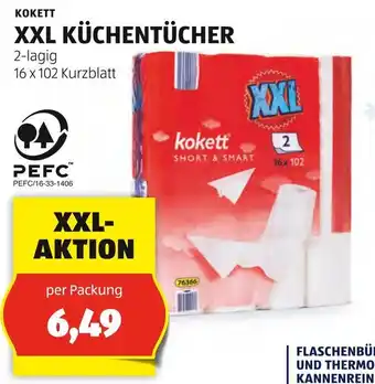 Hofer KOKETT XXL KÜCHENTÜCHER Angebot