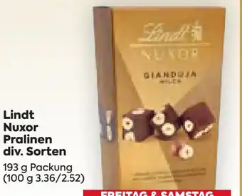 Billa Lindt Nuxor Pralinen 193 g Angebot