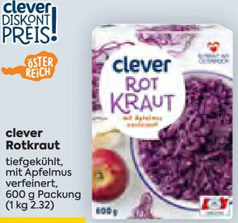 Billa clever Rotkraut 600 g Angebot