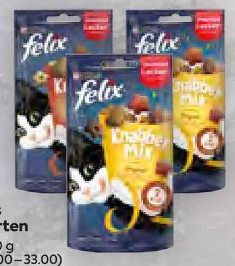 Billa Felix Snacks 40 g - 60 g Angebot