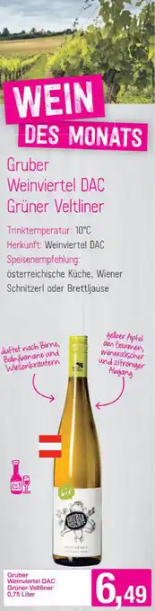 Sutterlüty Gruber Weinviertel DAC Grüner Veltliner 0,7 Liter Angebot