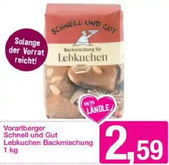 Sutterlüty Vorarlberger Schnell Und Gut Lebkuchen Backmischung 1 Kg Angebot