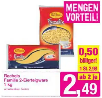 Sutterlüty Recheis Familie 2-Eierteiware 1 kg Angebot