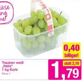 Sutterlüty Trauben Weiß Italia 1kg Angebot