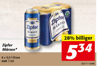 Strasser Markt Zipfer Märzen Angebot