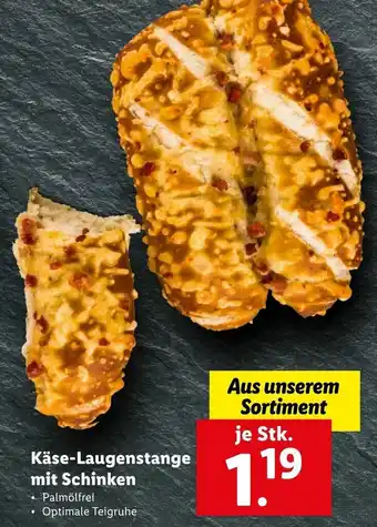 Lidl Käse-Laugenstange Mit Schinken Angebot