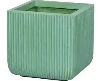 Hornbach Pflanztopf lafiora kunststein 37x37 h 33 cm grün Angebot