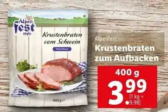 Lidl Krustenbraten Zum Aufbacken 400g Angebot