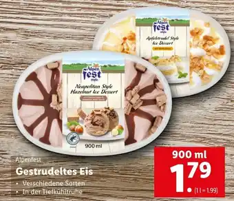Lidl Gestrudeltes Eis 900ml Angebot