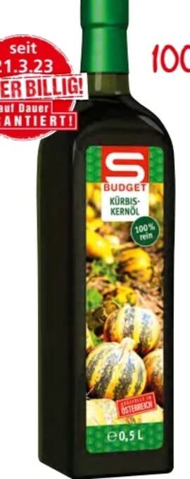 Spar Kürbiskernöl Angebot