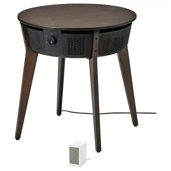 IKEA Starkvind / vindstyrka luftreiniger/luftqualitätsensor, gebeiztes eichenfurnier/dunkelbraun smart Angebot