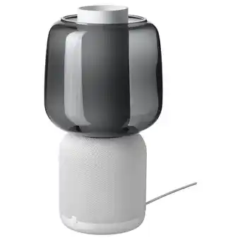IKEA Symfonisk tischleuchte wifi-speaker, glschirm, weiß/schwarz Angebot