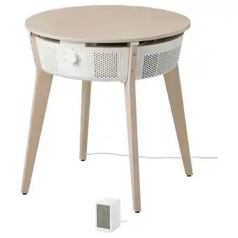 IKEA Starkvind / vindstyrka luftreiniger/luftqualitätsensor, gebeiztes eichenfurnier/weiß smart Angebot