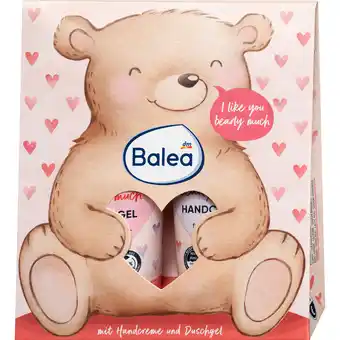dm Balea geschenkset i like you beary much dusche, handcreme dm 1 set Angebot
