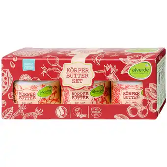 dm Alverde geschenkset körperbutterset dm 3 stück 1 set Angebot