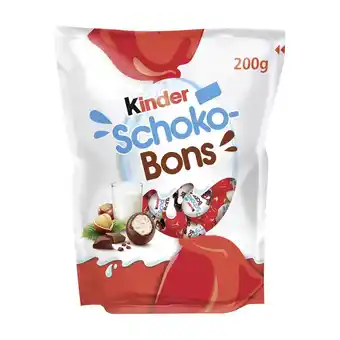 Unimarkt Ferrero kinder schokobons versch. sorten unimarkt 200 gramm 1 packung Angebot